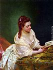 Gustave Jean Jacquet La Lettre painting